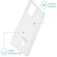 imoshion Coque silicone avec support de passe Samsung Galaxy A72 - Transparent