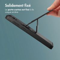 imoshion Coque arrière avec porte-cartes et support Samsung Galaxy S26 Plus - Noir