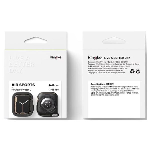 Ringke Air Sports Case Apple Watch Series 4-9 - 40/41 mm - Noir