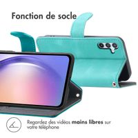 imoshion Etui de télephone portefeuille avec cordon Samsung Galaxy A56 - Turquoise