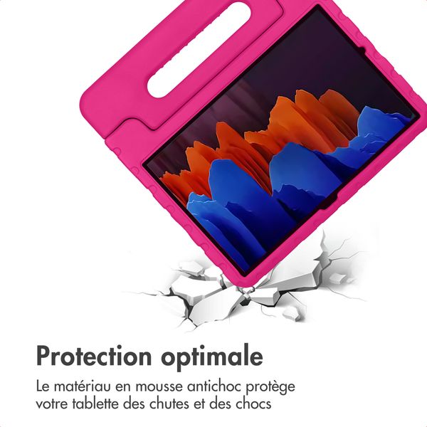 imoshion Coque kidsproof avec poignée Samsung Galaxy Tab S8 Plus / S7 Plus / S7 FE 5G - Rose