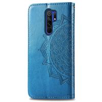 Etui de téléphone portefeuille Mandala Xiaomi Redmi 9