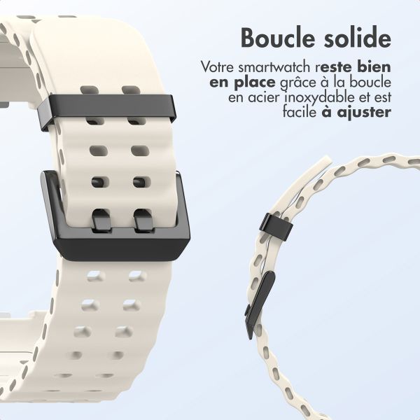 imoshion Bracelet Ocean en silicone Samsung Galaxy Watch 8 (40/44mm) / Classic (46mm) - Lumière stellaire
