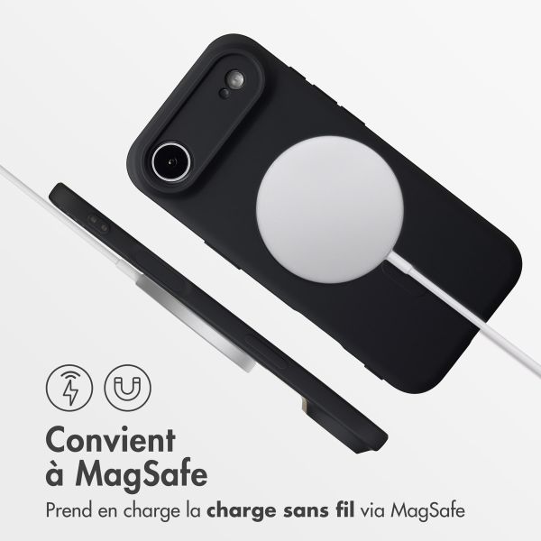 imoshion Coque Couleur avec MagSafe Apple iPhone Air - Noir