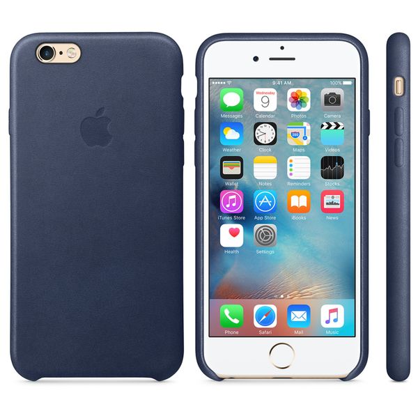 Apple Coque Leather Apple iPhone 6 / 6s - Midnight Blue