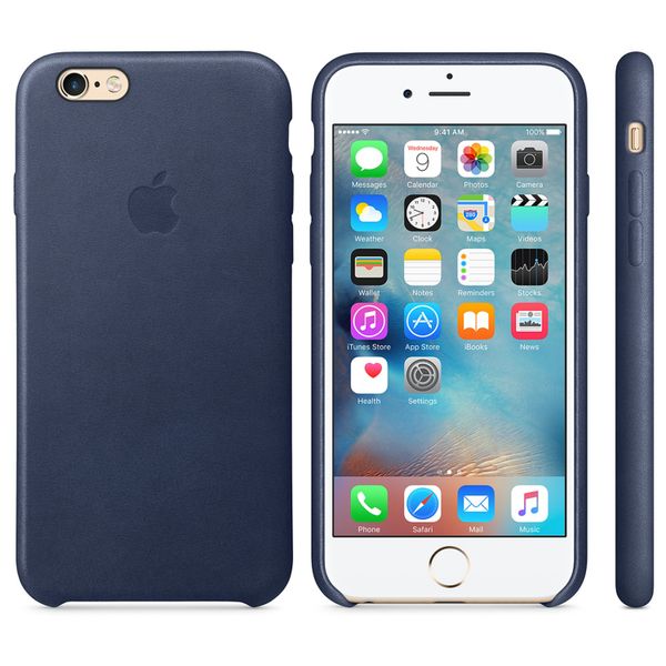 Apple Coque Leather iPhone 6 / 6s - Midnight Blue