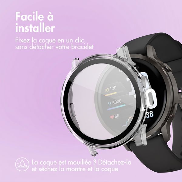 imoshion Coque rigide à couverture complète Garmin Venu 4 - 41 mm - Transparent
