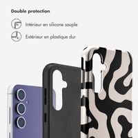 Selencia Coque arrière Vivid Samsung Galaxy S23 FE - Art Wave Black