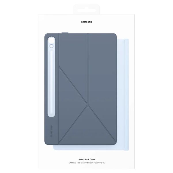 Samsung Coque tablette originale Smart Samsung Galaxy Tab S10 Lite / S9 11 pouces / S10 FE / S9 FE 10.9 pouces - Bleu
