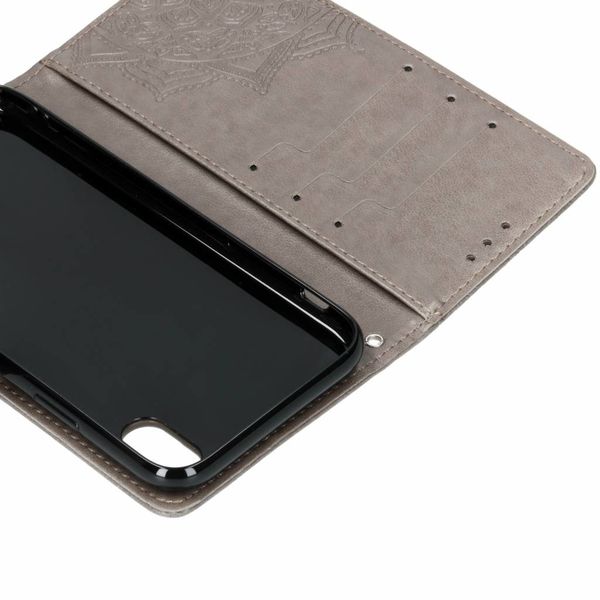 Etui de téléphone portefeuille Mandala iPhone Xr