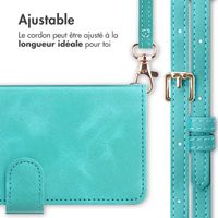imoshion Etui de télephone portefeuille avec cordon Samsung Galaxy A16 - Turquoise