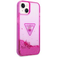 Guess Coque Liquid Glitter iPhone 14 - Fuchsia