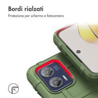 imoshion Coque Rugged Shield Motorola Moto G73 - Vert foncé