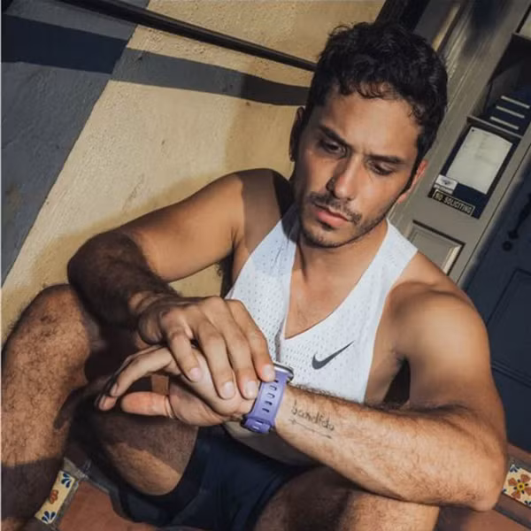 Nomad Bracelet Tempo en silicone Apple Watch Series 1 - 11 / SE / Ultra (44/45/46/49 mm) - Purple