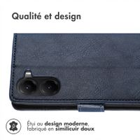 imoshion Étui de télephone portefeuille de luxe Xiaomi Poco X7 Pro - Bleu foncé