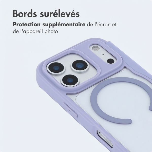 imoshion Bookcase transparente avec MagSafe Apple iPhone 17 Pro - Lilas