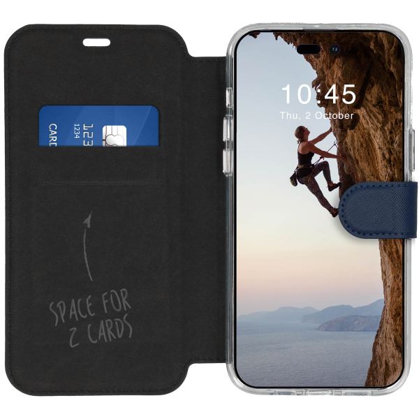 Accezz Étui de téléphone portefeuille Xtreme Wallet iPhone 14 Pro Max - Bleu foncé