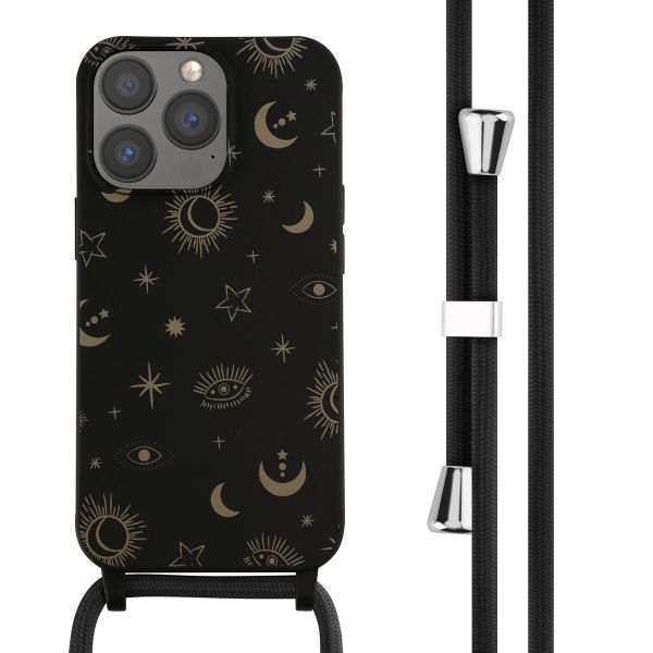 imoshion Coque design en silicone avec cordon iPhone 13 Pro - Sky Black