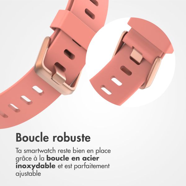 imoshion Bracelet en silicone Fitbit Versa (2) / Versa Lite - Taille L - Pamplemousse