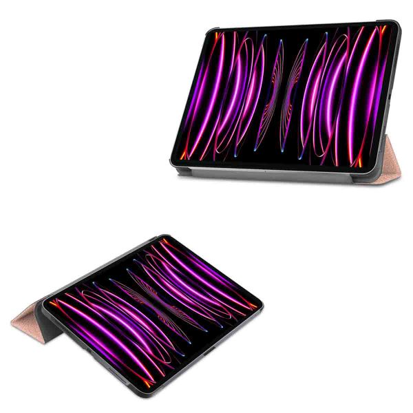 imoshion Coque tablette Trifold iPad Pro 12.9 (2018/2020/2021/2022) - Rose