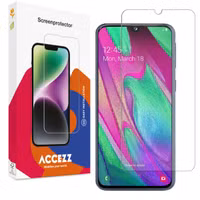Accezz Protection d'écran en verre trempé Samsung Galaxy A40