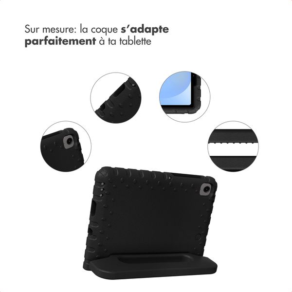 imoshion Coque kidsproof avec poignée Samsung Galaxy Tab A11 / A9 8.7 pouces - Noir