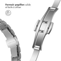 Selencia Bracelet à maillons fin en acier Apple Watch Series 1 á 9 / SE (38/40/41 mm) | Series 10 (42 mm) - Argent