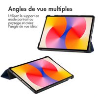 imoshion Coque tablette Trifold Huawei Matepad SE - Bleu foncé