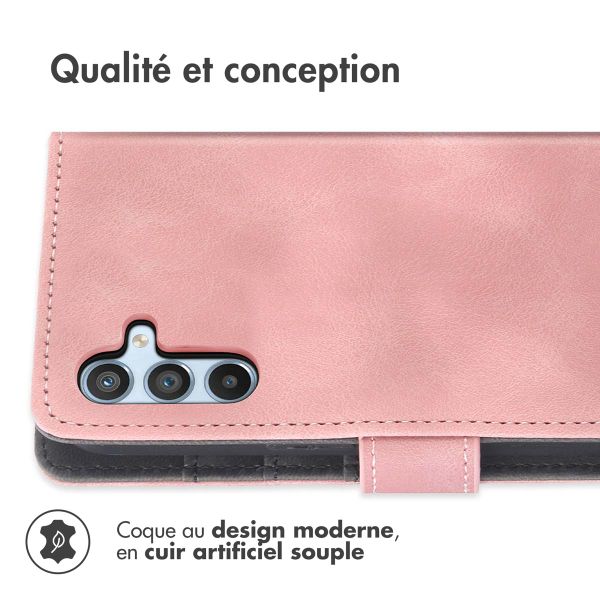 imoshion Etui de téléphone portefeuille avec cordon Samsung Galaxy A56 - Rose