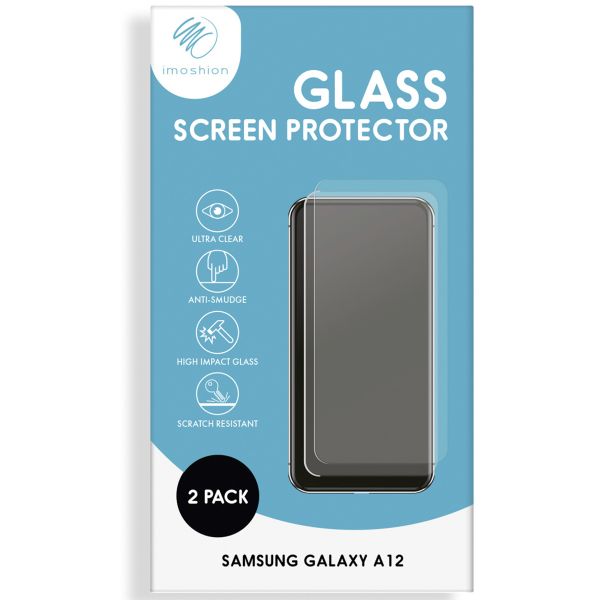 imoshion Protection d'écran en verre trempé 2 pack Samsung Galaxy A12