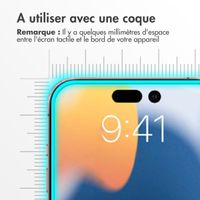 Accezz Protection d'écran en verre trempé Apple iPhone 14 Pro Max