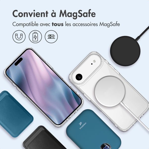 imoshion Coque arrière de protection avec MagSafe Apple iPhone Air - Transparent