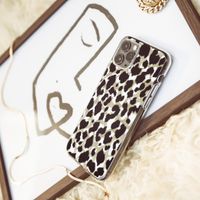 imoshion Coque Design Samsung Galaxy A12 - Golden Leopard