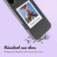 Coque avec votre propre photo et/ou texte Apple iPhone 16 - Polaroid