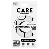 CARE by PanzerGlass Coque Urban Combat MagSafe Apple iPhone 16 Pro Max - Urban Combat Black