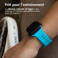 imoshion Bracelet en silicone Active Sport Apple Watch Series 1-9 / SE (38/40/41 mm) | Series 10 (42 mm) - Bleu