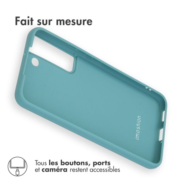 imoshion Coque Couleur Samsung Galaxy S22 - Vert foncé