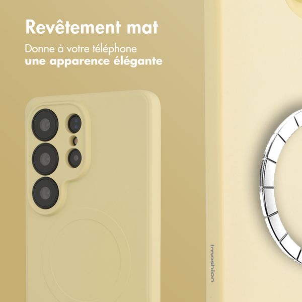 imoshion Coque Couleur avec MagSafe Samsung Galaxy S26 Ultra - Vanilla