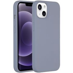 Accezz Coque Liquid Silicone Apple iPhone 14 / 13 - Lavender Gray