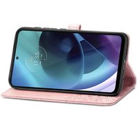 imoshion Etui de téléphone portefeuille Mandala Motorola Moto G71 - Rose Dorée