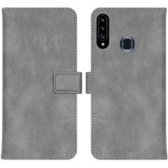 imoshion Étui de télephone portefeuille de luxe Samsung Galaxy A20s - Gris