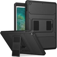 Accezz Coque Rugged Back Apple iPad 6 (2018) 9.7 pouces / iPad 5 (2017) 9.7 pouces - Noir