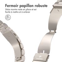 imoshion Bracelet en acier Apple Watch Series 1 á 9 / SE (38/40/41 mm) | Series 10 / 11 (42 mm) - Starlight