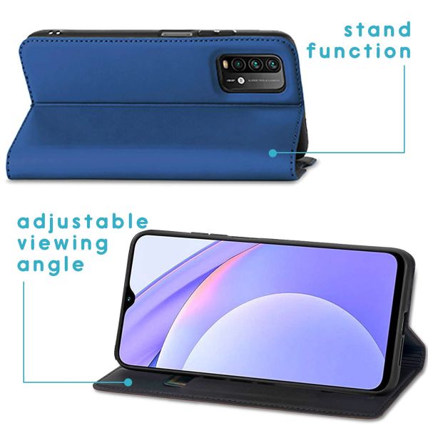 imoshion Étui de téléphone Slim Folio Xiaomi Redmi 9T - Bleu foncé