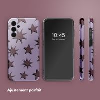 Selencia Coque arrière Vivid Samsung Galaxy A15 (5G) - Stars Plum Lilac