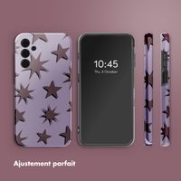 Selencia Coque arrière Vivid Tough Samsung Galaxy A15 (5G/4G) - Stars Plum Lilac