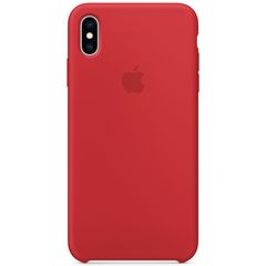 Apple Coque en silicone iPhone Xs Max - Rouge