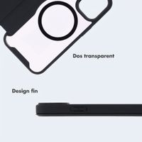 imoshion Bookcase transparente avec MagSafe Apple iPhone 15 - Noir