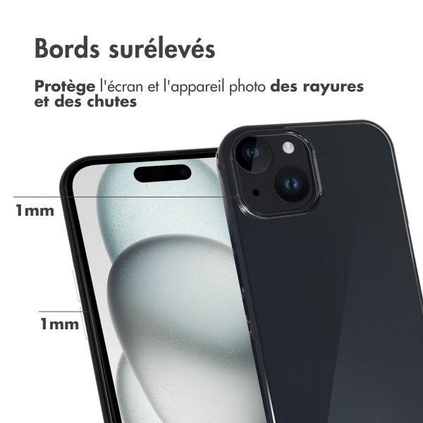 Accezz Coque Clear Apple iPhone 15 - Transparent