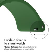 imoshion Bracelet sport en silicone avec boucle Samsung Galaxy Watch 7 40/44 mm - Vert foncé